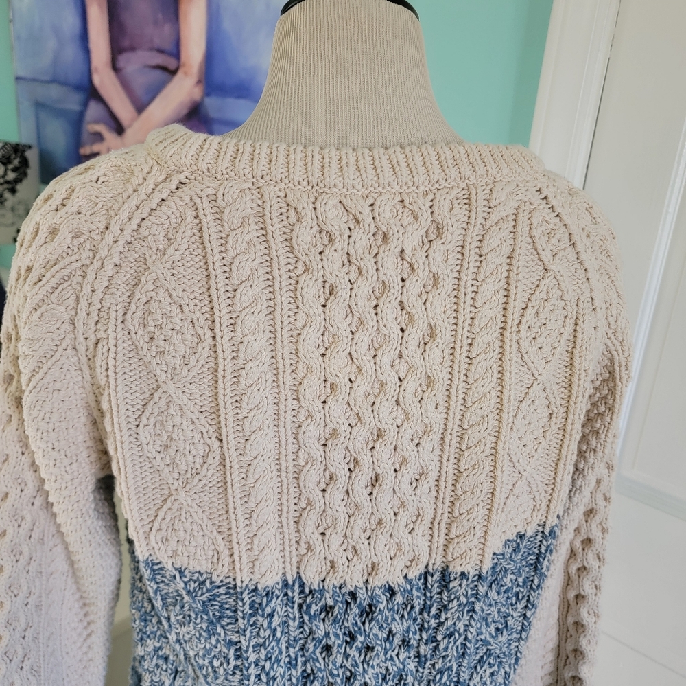 L.L. Bean "Signature" Fishermans Sweater - Picture 7 of 12